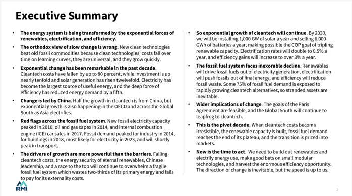 executive summary - rmi